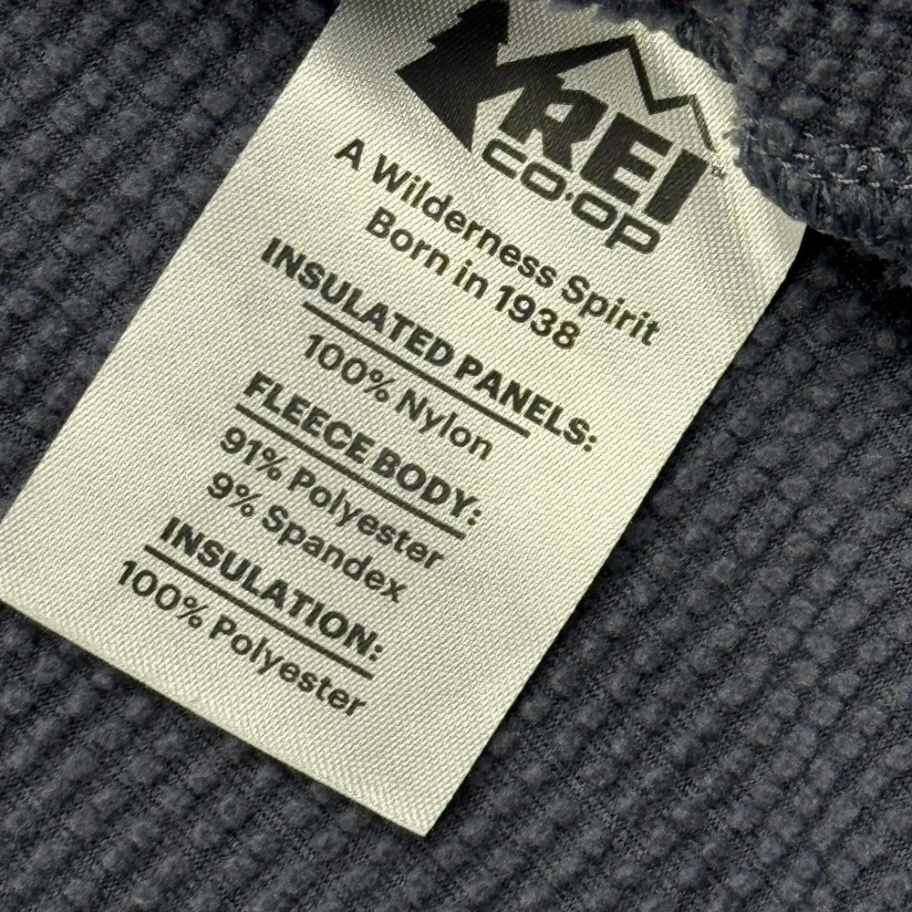 REI Jacket Mens 1X Large Purple Swiftland Insulated‎ Running Full Zip Outdoors